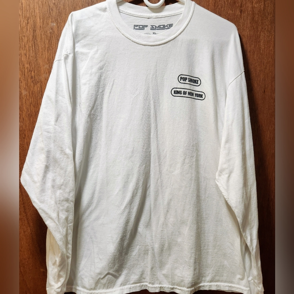Mens Pop Smoke Long Sleeve Tshirt XL